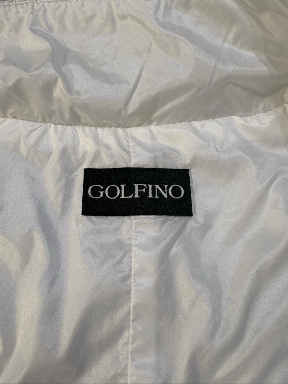 GOLFINO Double Layer Bibiana Waistcoat, Ladies size 12 NWT Optic White - Picture 5 of 11